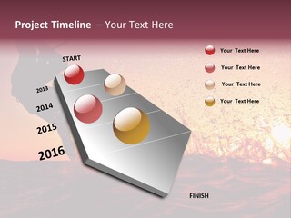 Freestyle Ocean Trick PowerPoint Template