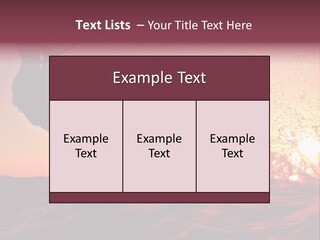 Freestyle Ocean Trick PowerPoint Template