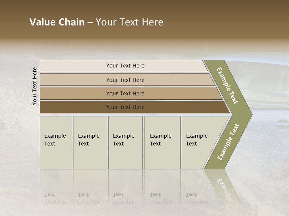 Rain Storm Road PowerPoint Template