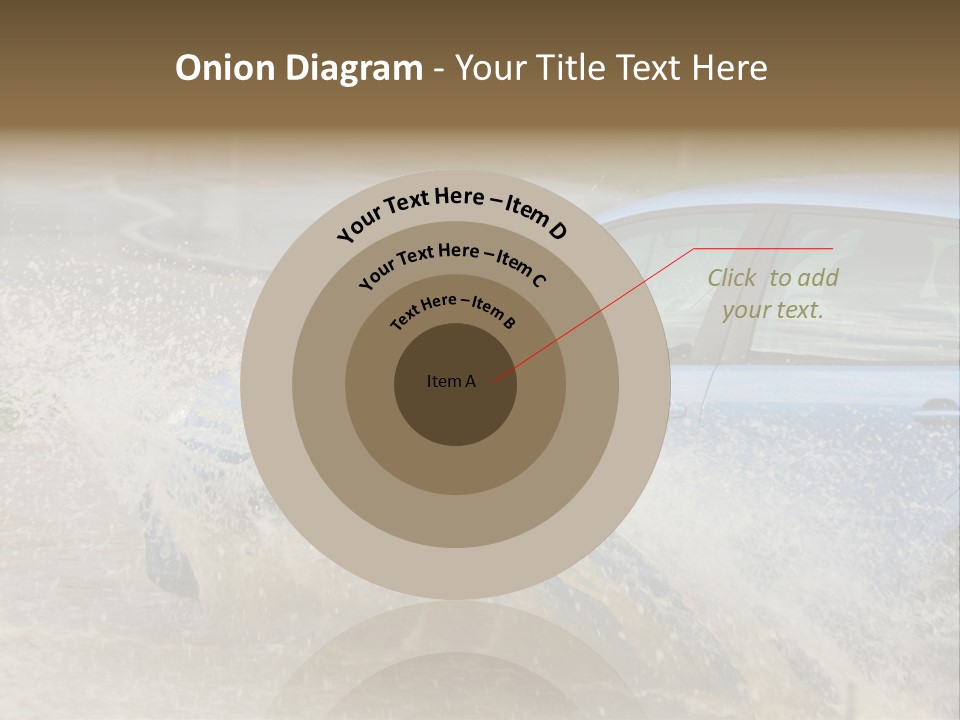 Rain Storm Road PowerPoint Template