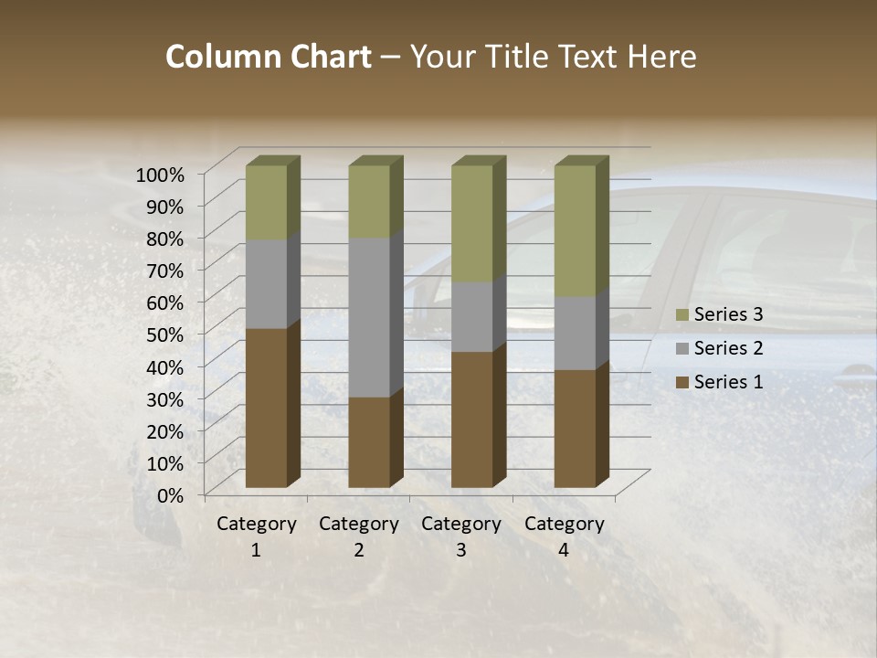 Rain Storm Road PowerPoint Template