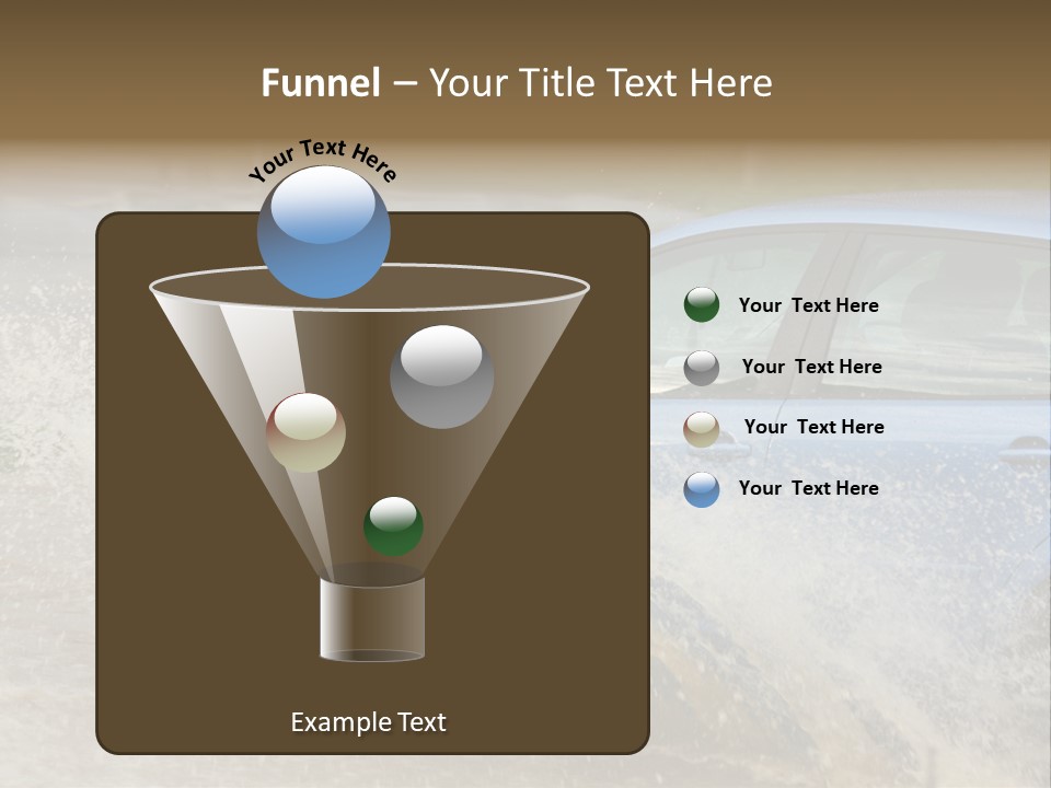 Rain Storm Road PowerPoint Template