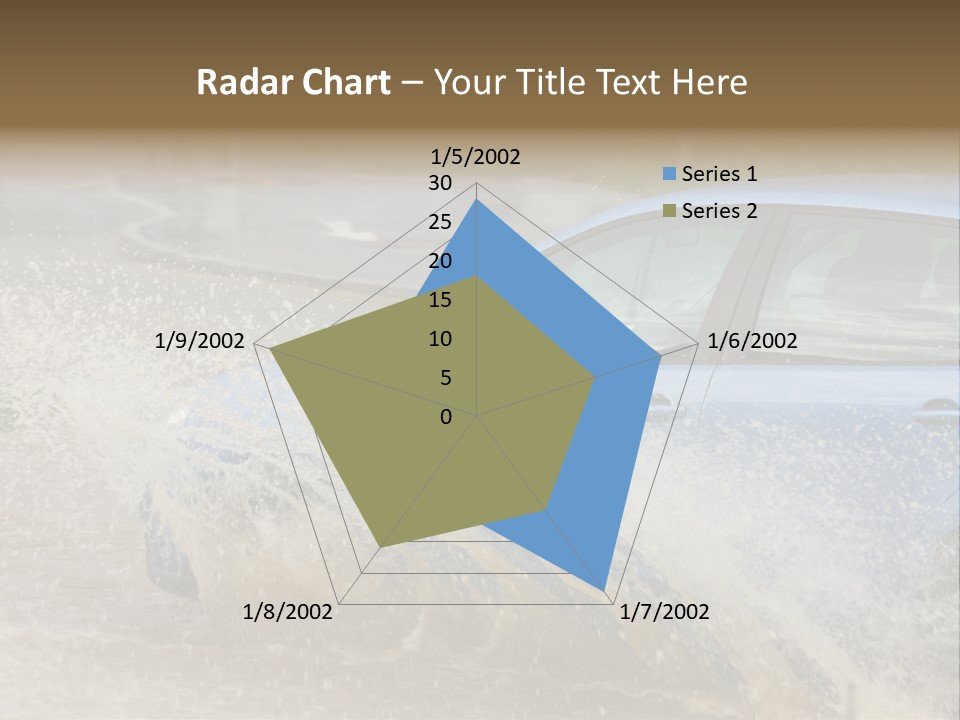 Rain Storm Road PowerPoint Template