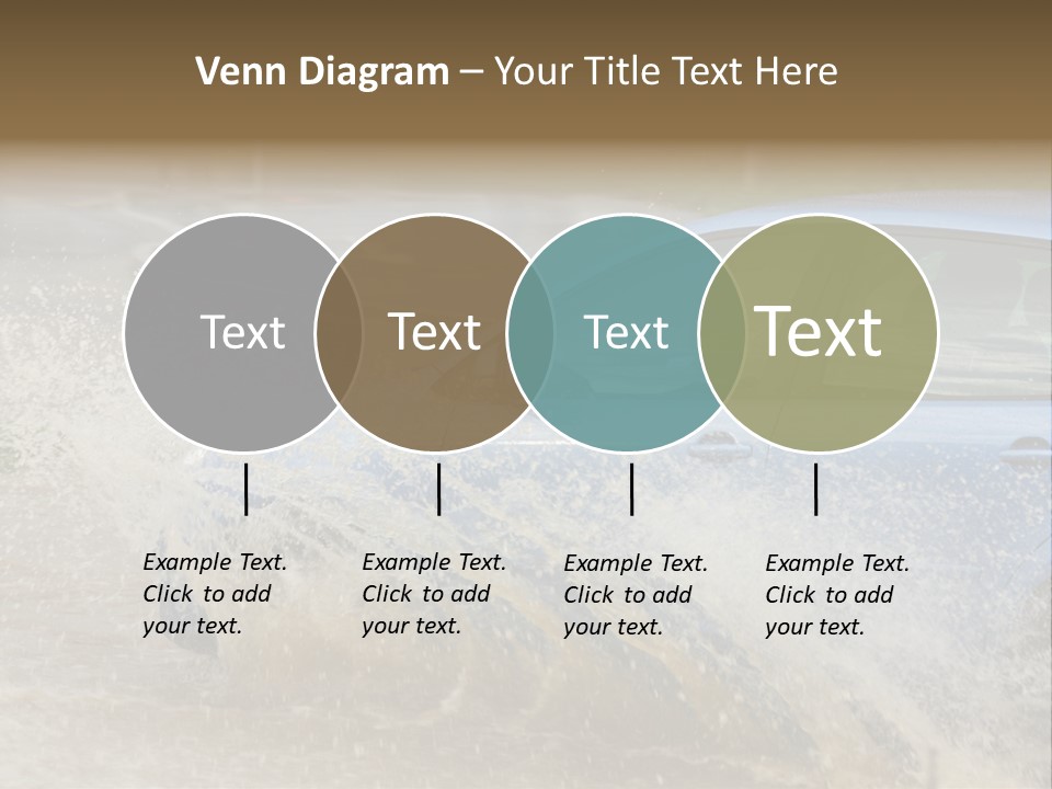 Rain Storm Road PowerPoint Template