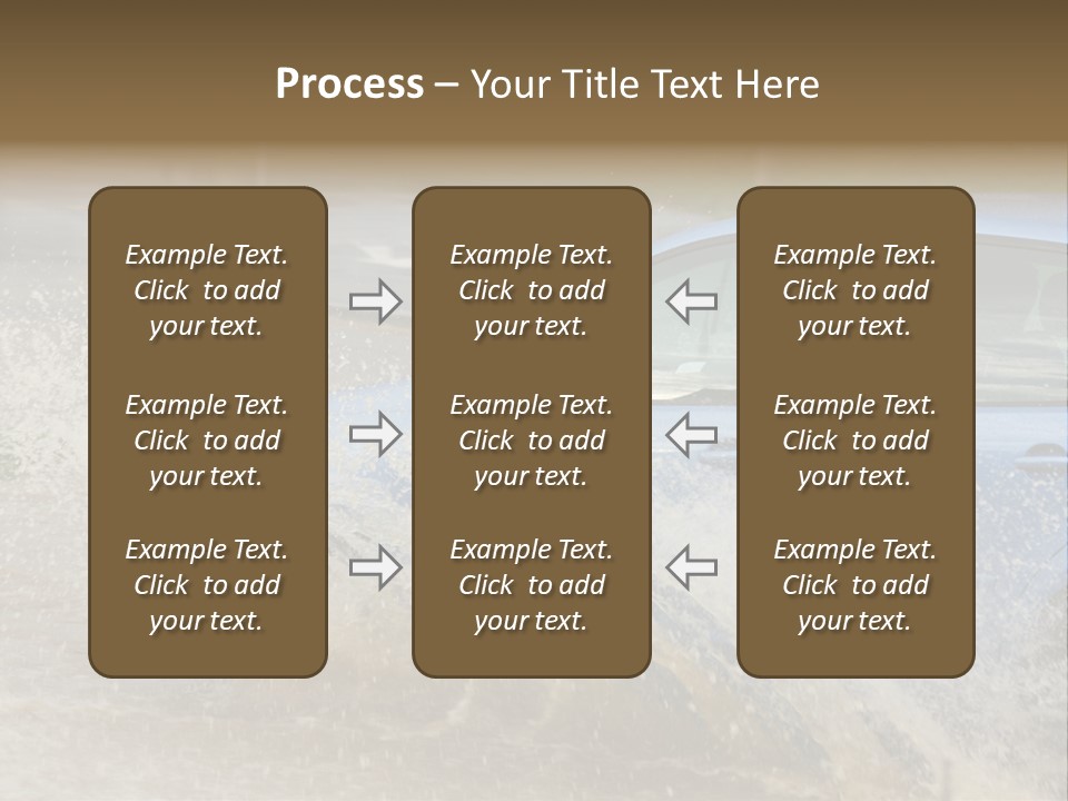 Rain Storm Road PowerPoint Template