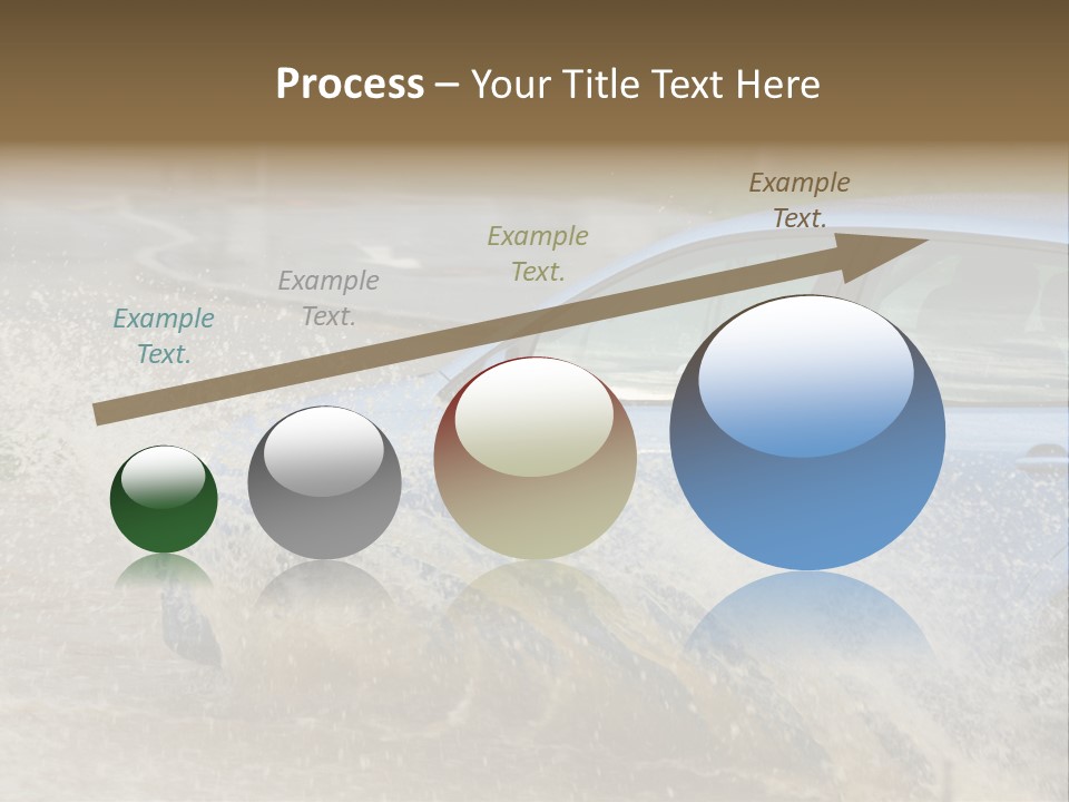 Rain Storm Road PowerPoint Template