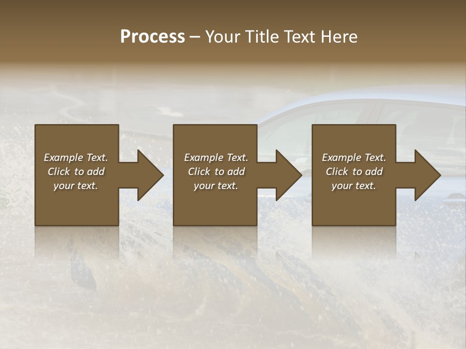 Rain Storm Road PowerPoint Template