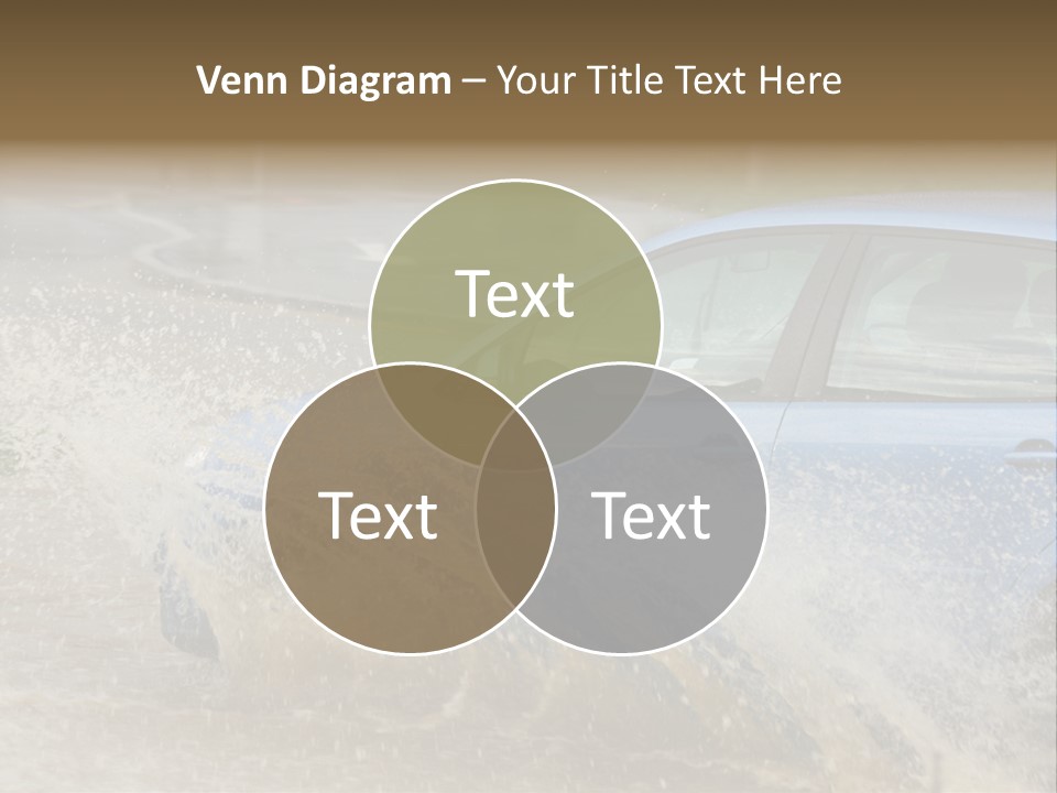 Rain Storm Road PowerPoint Template