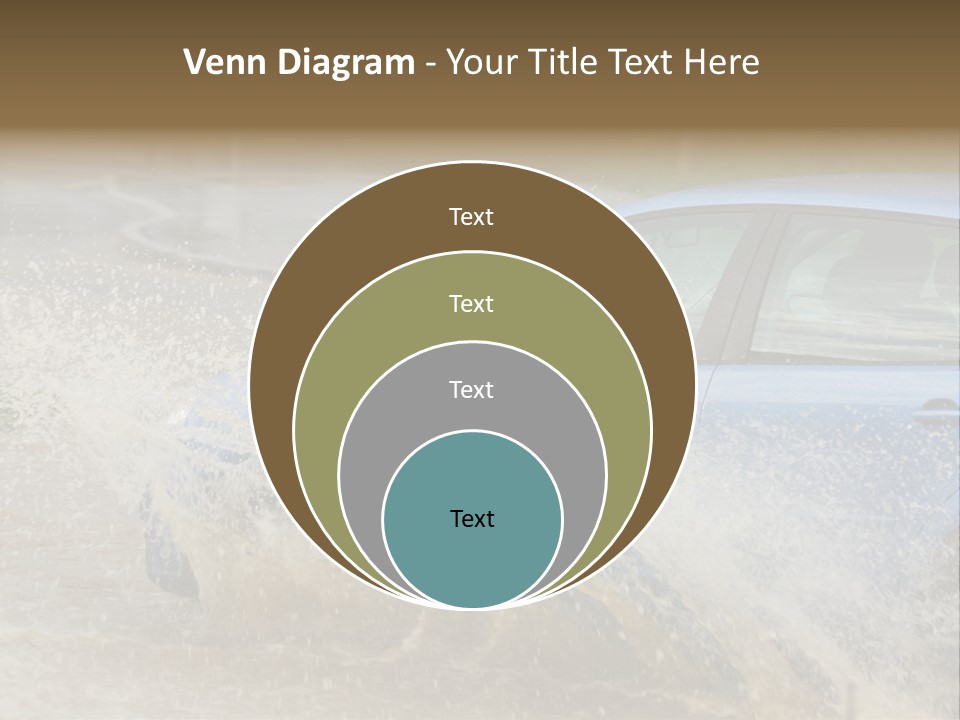 Rain Storm Road PowerPoint Template