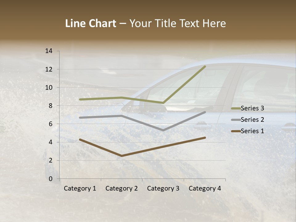 Rain Storm Road PowerPoint Template