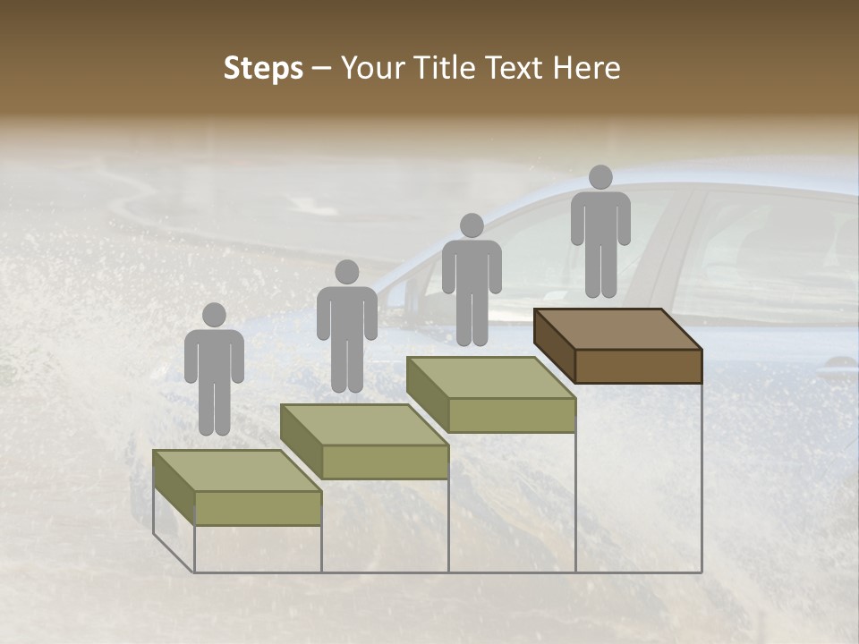 Rain Storm Road PowerPoint Template