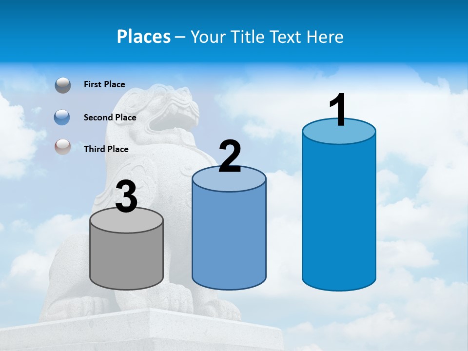 Doorstep Oriental Guardian PowerPoint Template