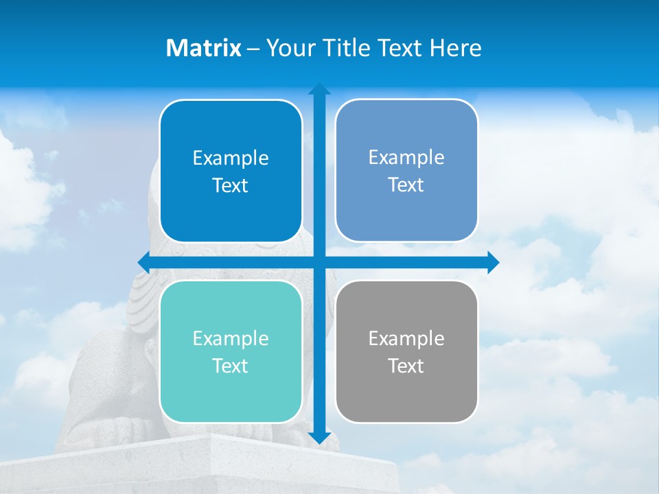 Doorstep Oriental Guardian PowerPoint Template