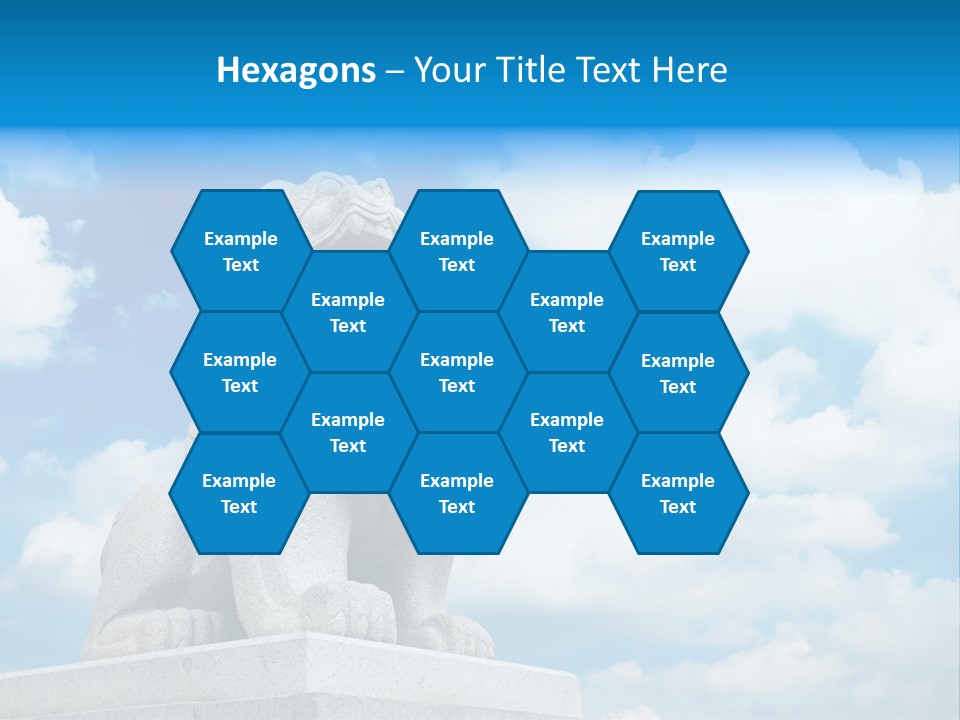 Doorstep Oriental Guardian PowerPoint Template