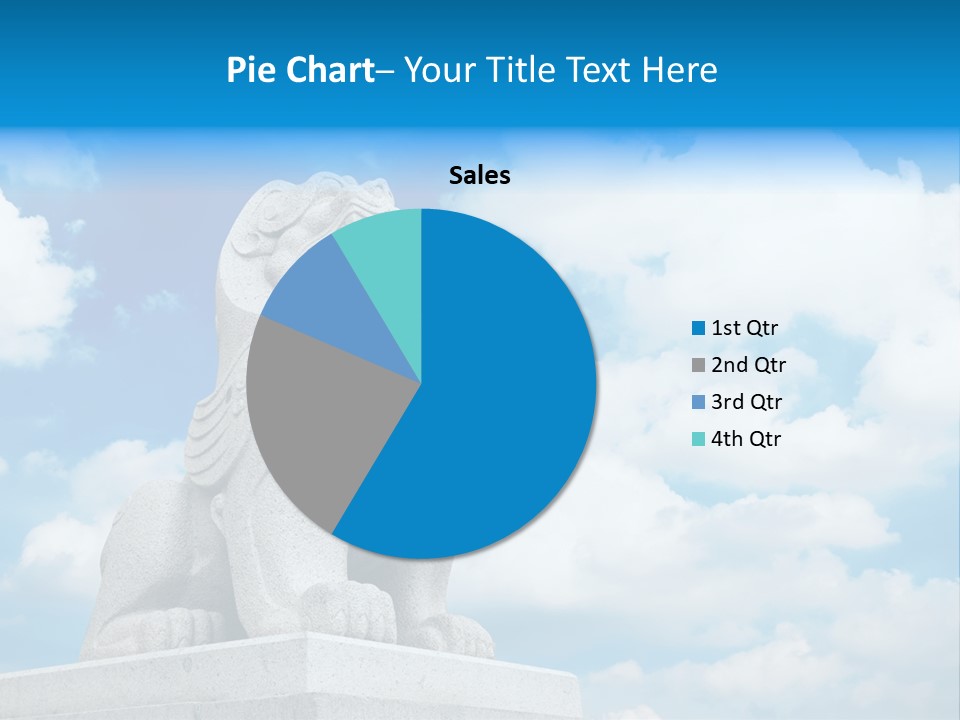 Doorstep Oriental Guardian PowerPoint Template