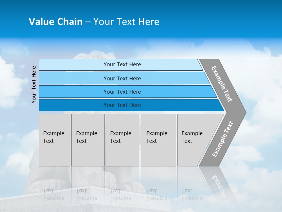 Doorstep Oriental Guardian PowerPoint Template