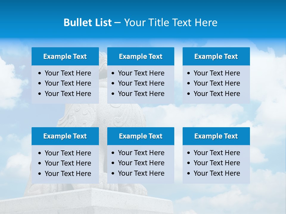 Doorstep Oriental Guardian PowerPoint Template