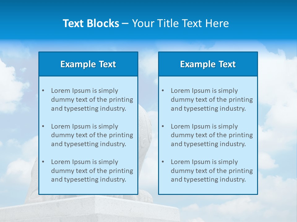 Doorstep Oriental Guardian PowerPoint Template