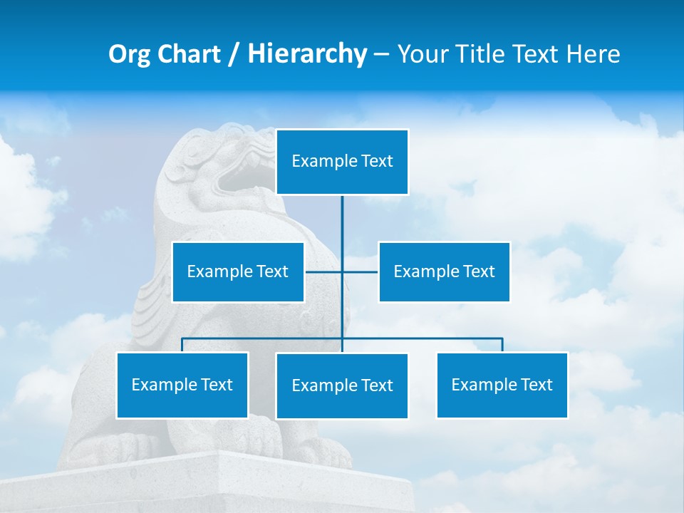 Doorstep Oriental Guardian PowerPoint Template