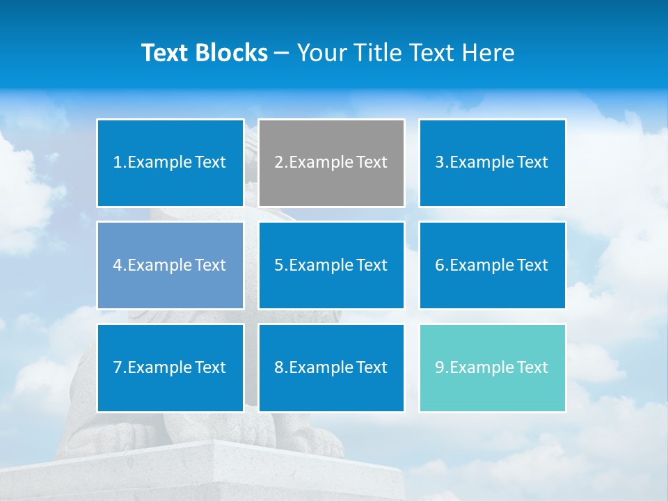 Doorstep Oriental Guardian PowerPoint Template