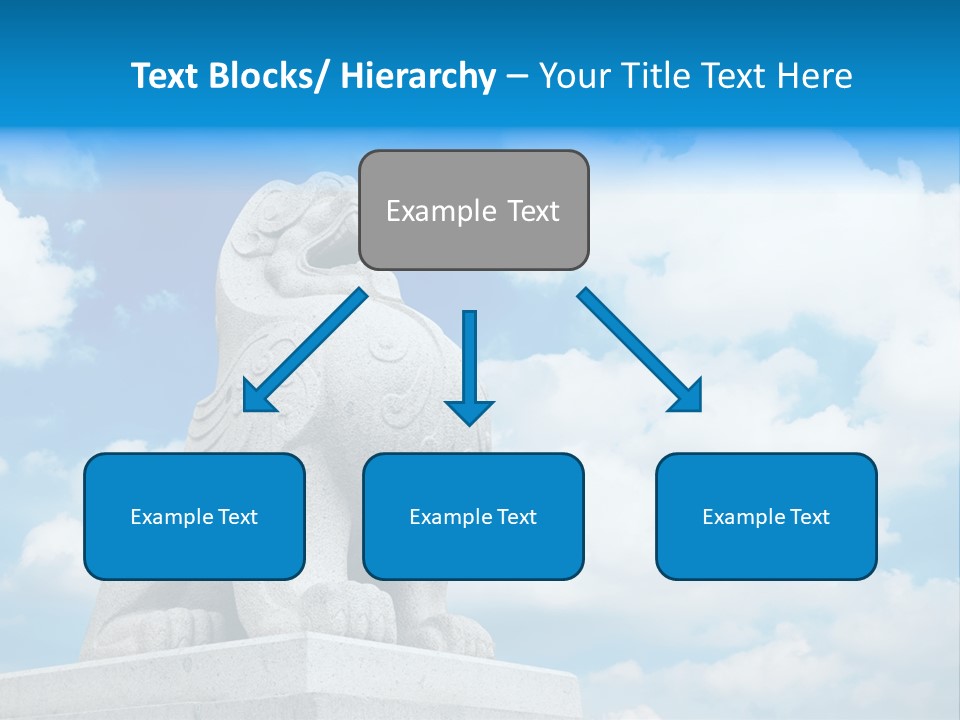 Doorstep Oriental Guardian PowerPoint Template