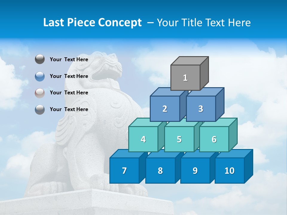 Doorstep Oriental Guardian PowerPoint Template