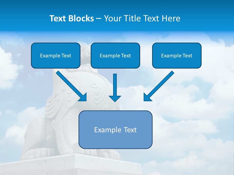 Doorstep Oriental Guardian PowerPoint Template