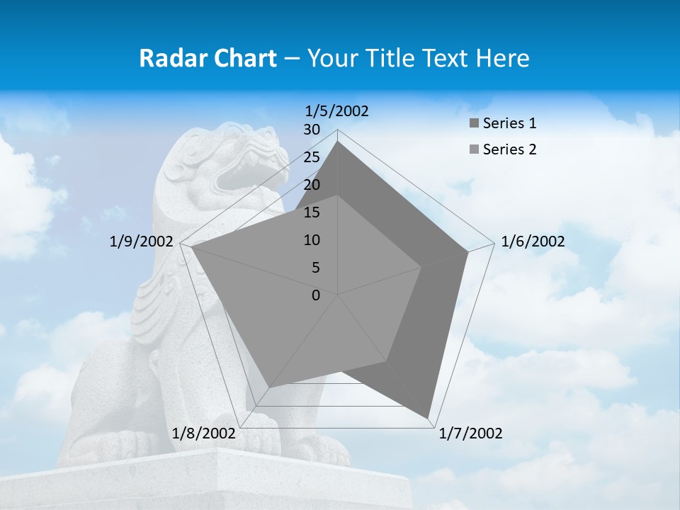 Doorstep Oriental Guardian PowerPoint Template