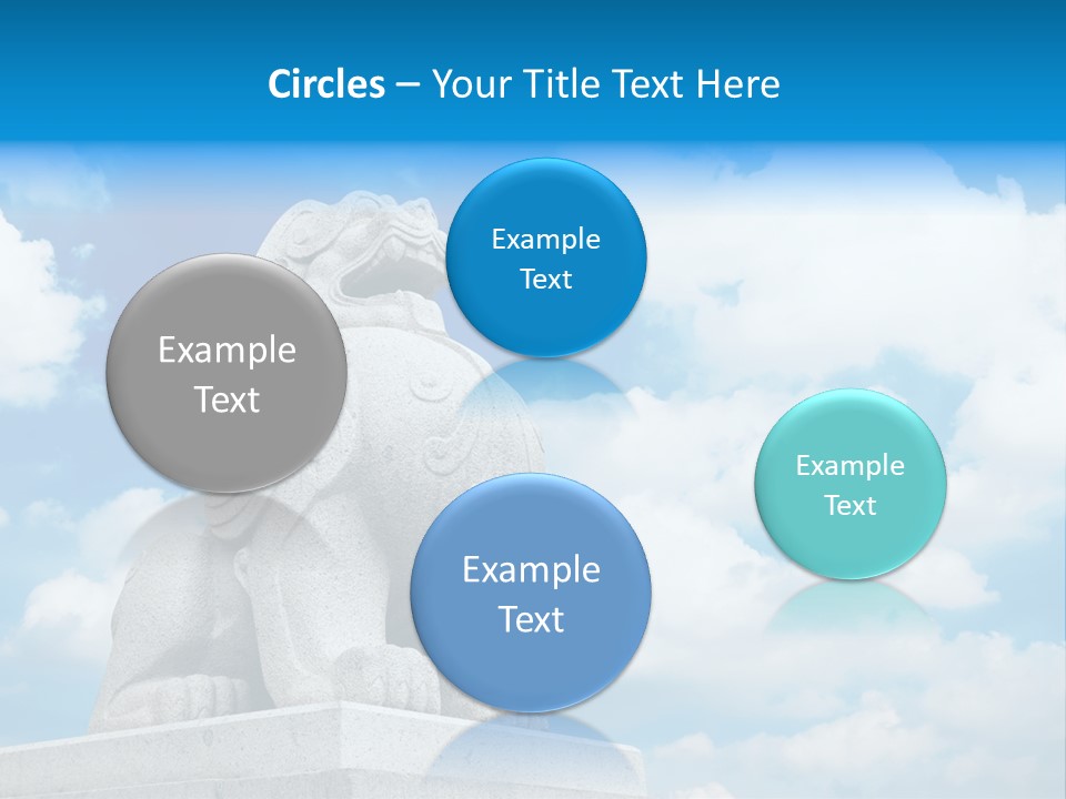 Doorstep Oriental Guardian PowerPoint Template