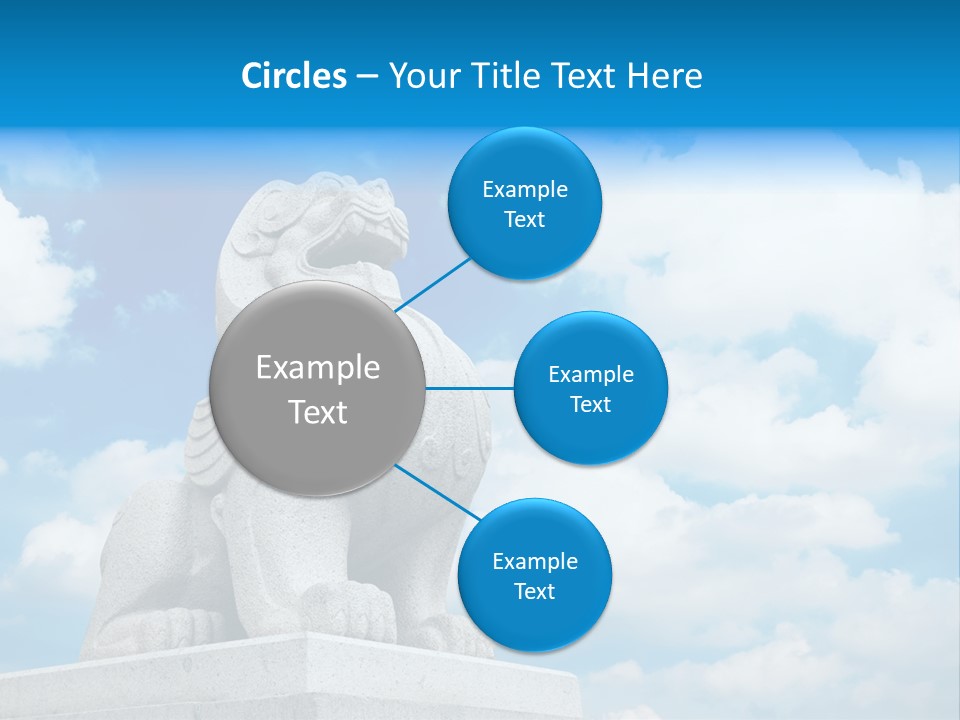 Doorstep Oriental Guardian PowerPoint Template