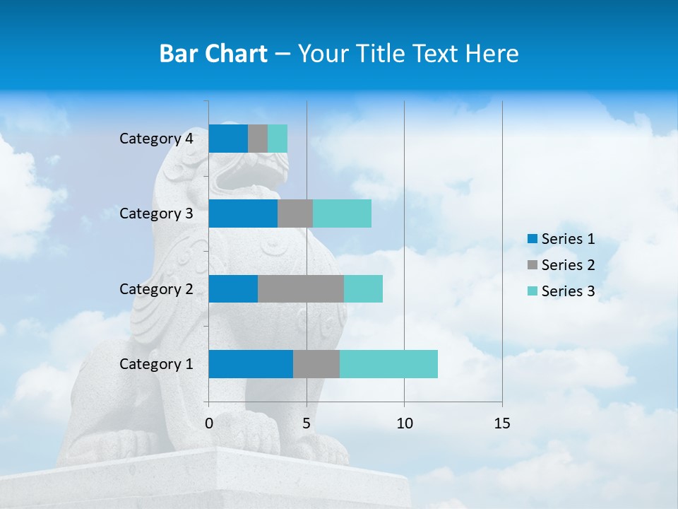 Doorstep Oriental Guardian PowerPoint Template