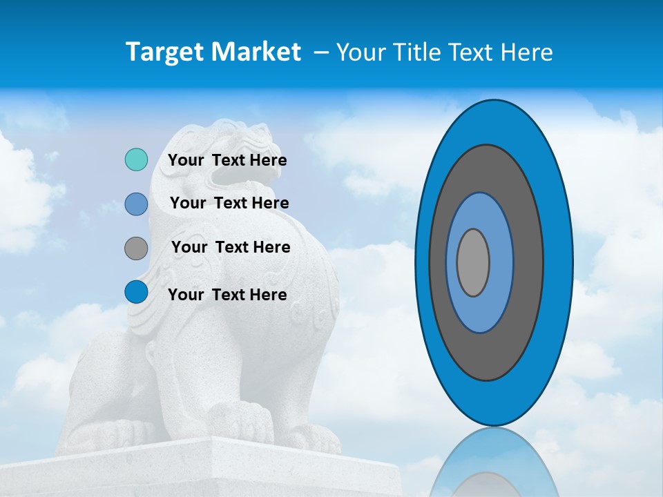 Doorstep Oriental Guardian PowerPoint Template