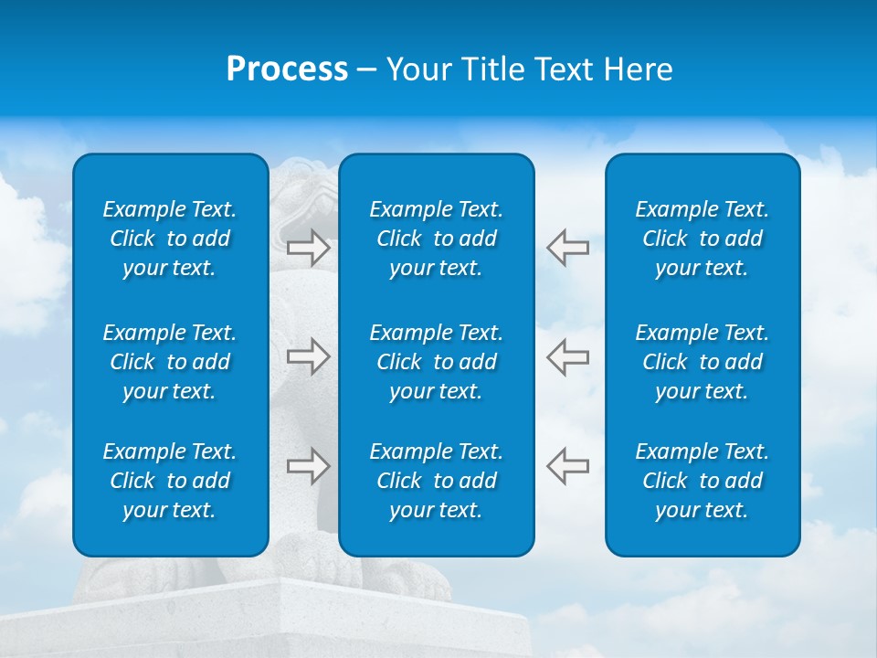 Doorstep Oriental Guardian PowerPoint Template
