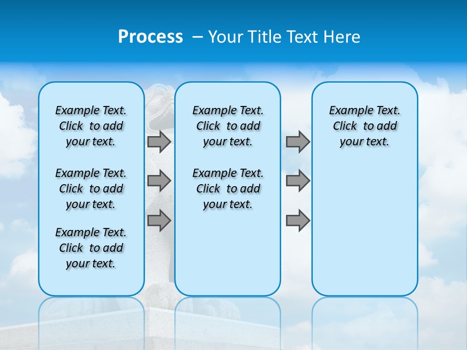 Doorstep Oriental Guardian PowerPoint Template