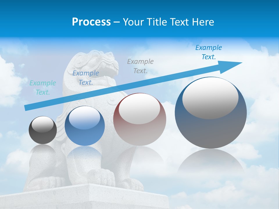 Doorstep Oriental Guardian PowerPoint Template