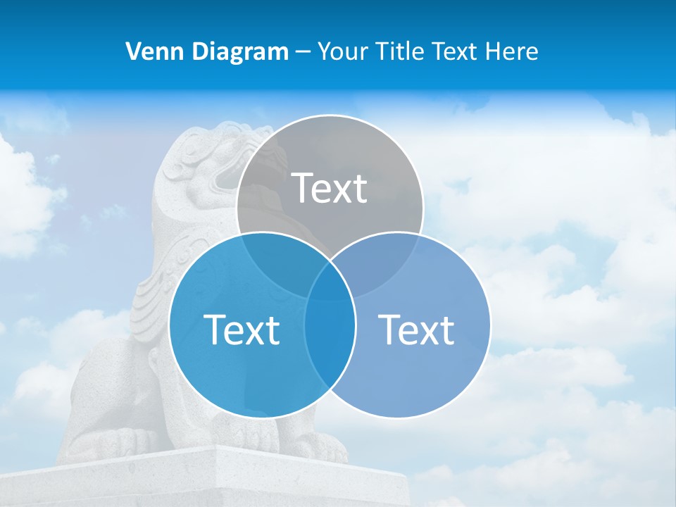 Doorstep Oriental Guardian PowerPoint Template