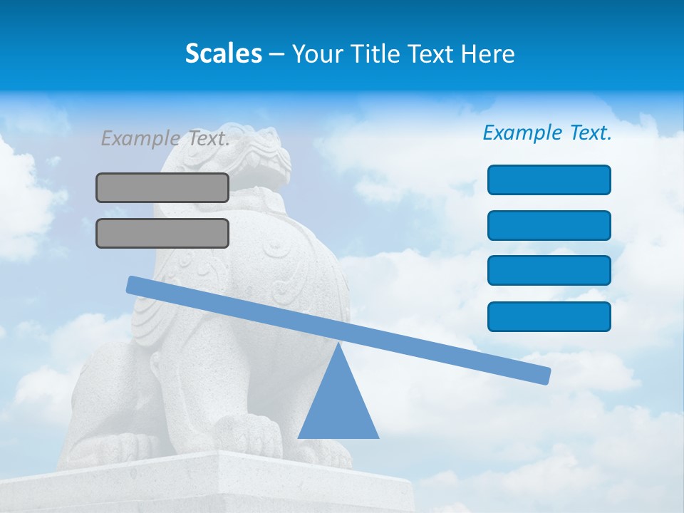 Doorstep Oriental Guardian PowerPoint Template