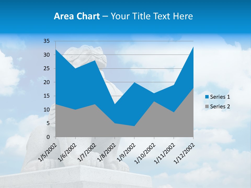Doorstep Oriental Guardian PowerPoint Template