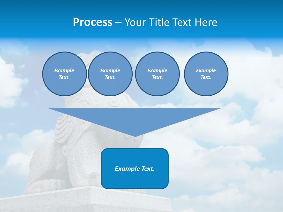 Doorstep Oriental Guardian PowerPoint Template
