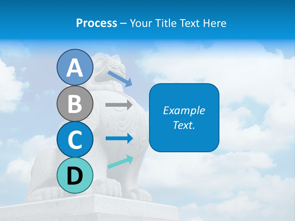 Doorstep Oriental Guardian PowerPoint Template
