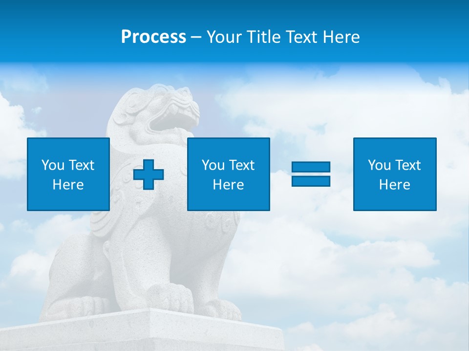 Doorstep Oriental Guardian PowerPoint Template