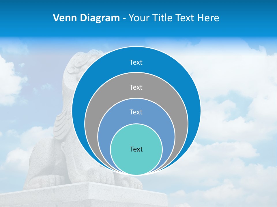 Doorstep Oriental Guardian PowerPoint Template