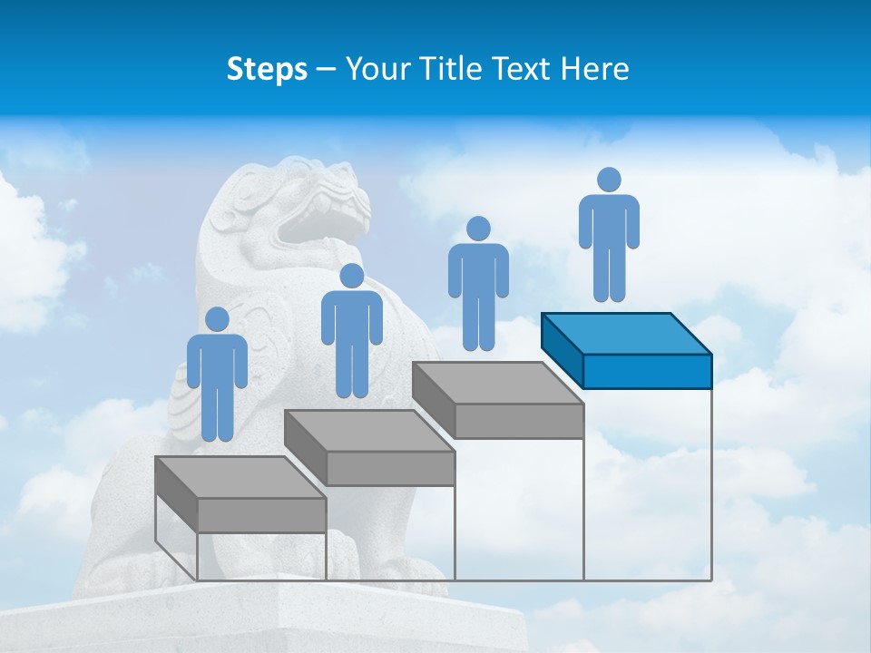 Doorstep Oriental Guardian PowerPoint Template