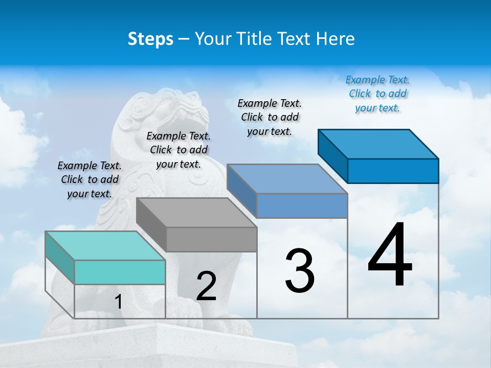 Doorstep Oriental Guardian PowerPoint Template