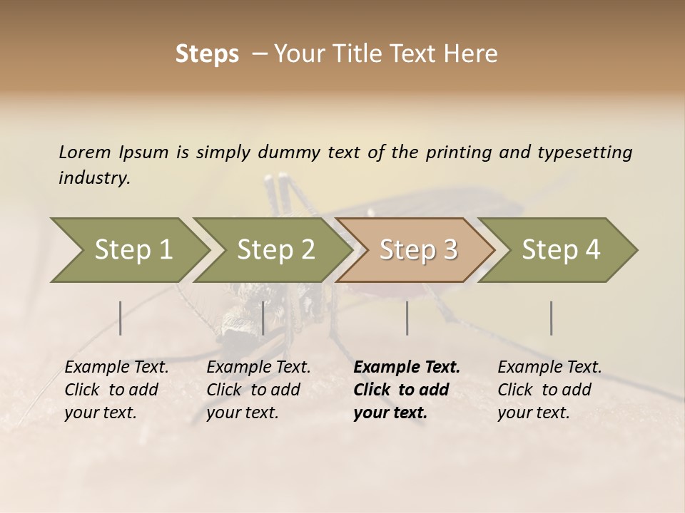 Sucking Carrier Sting PowerPoint Template