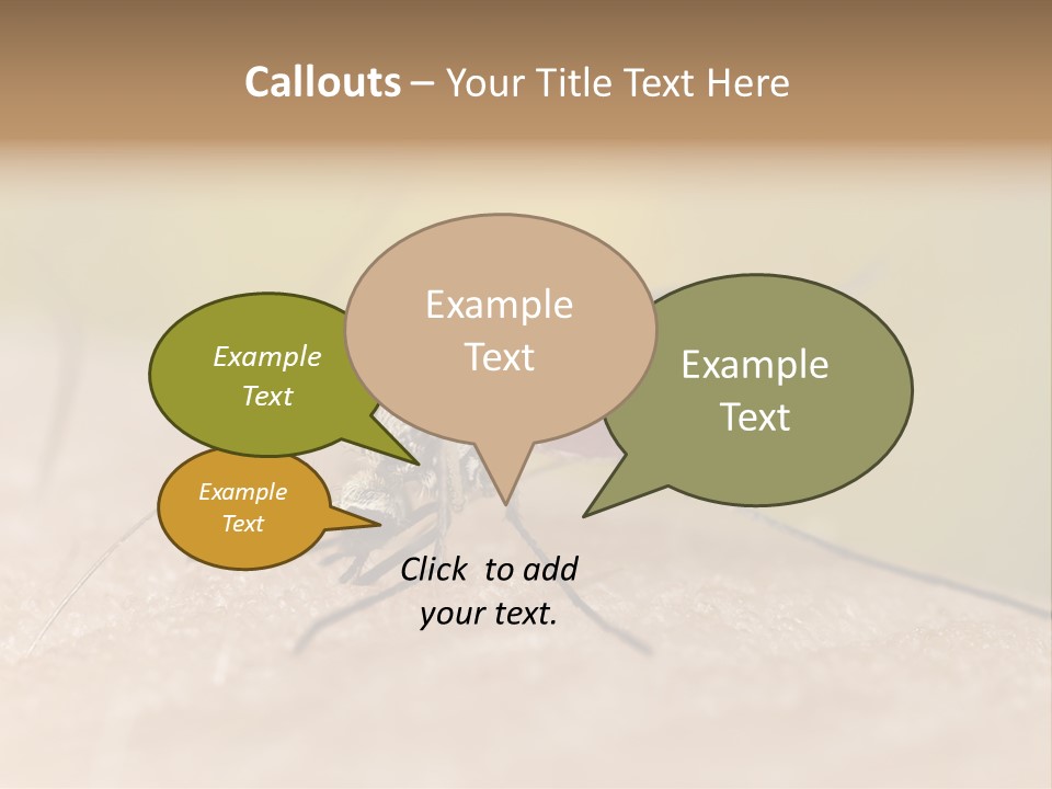 Sucking Carrier Sting PowerPoint Template