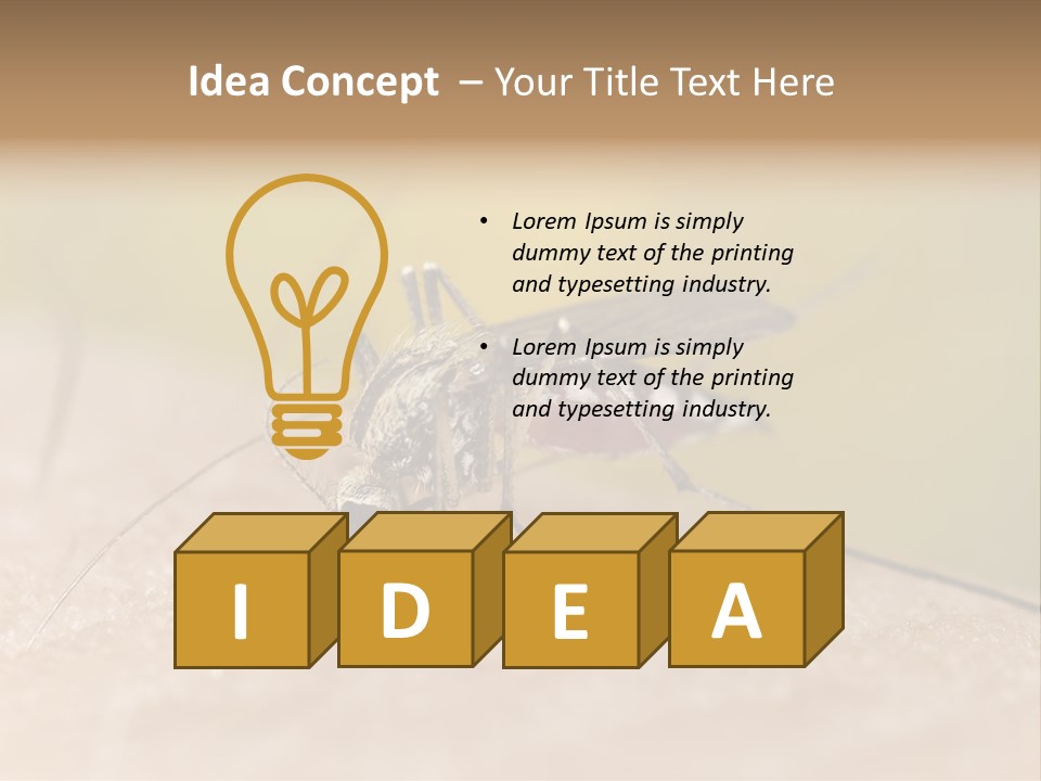 Sucking Carrier Sting PowerPoint Template