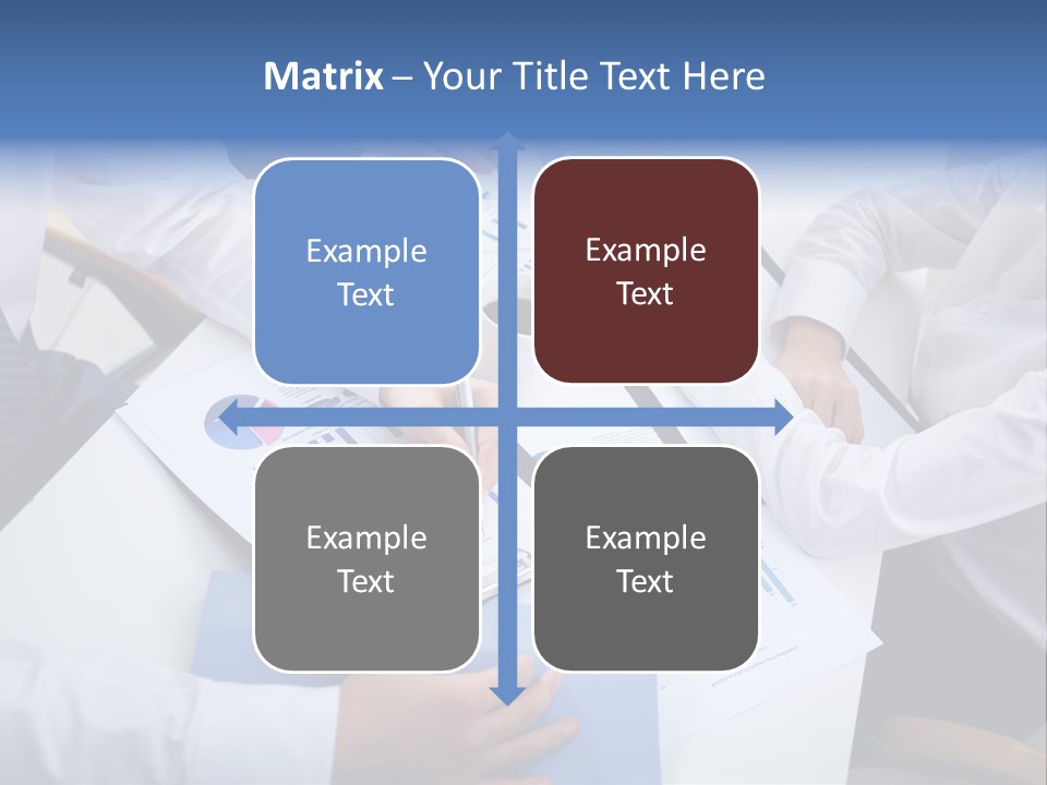 Busy Charts Review PowerPoint Template