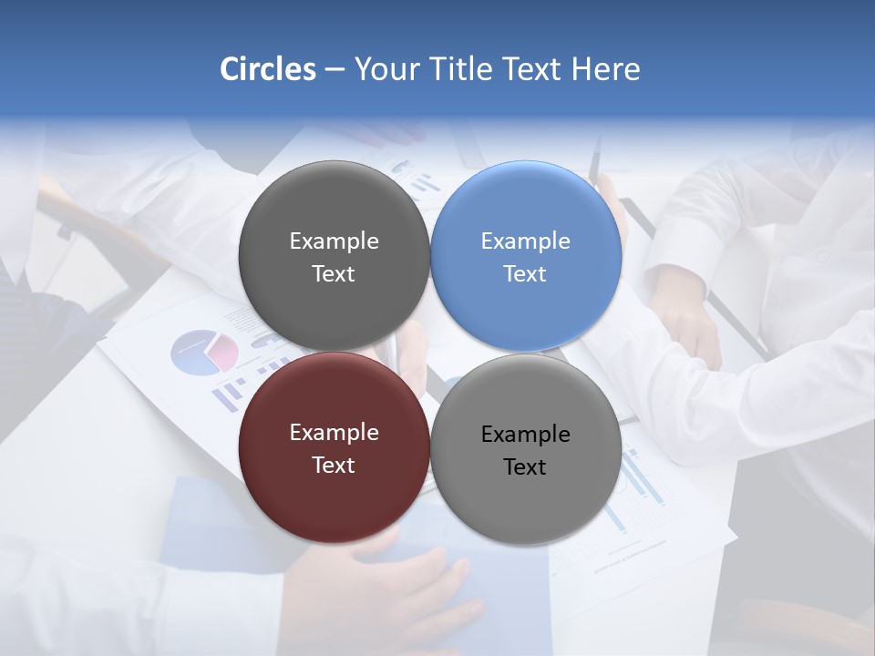 Busy Charts Review PowerPoint Template