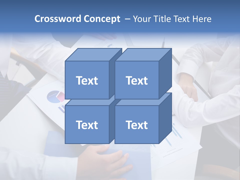 Busy Charts Review PowerPoint Template